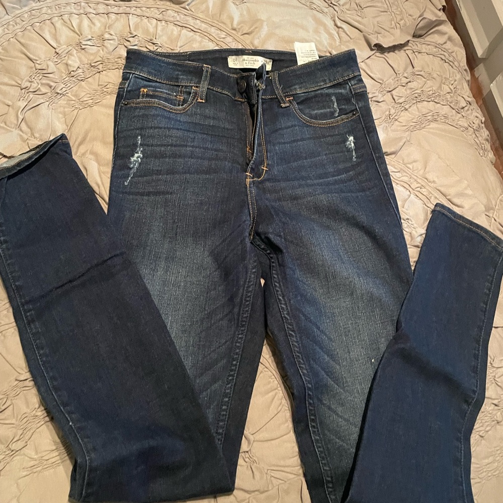 Abercrombie and Fitch high rise skinny jeans